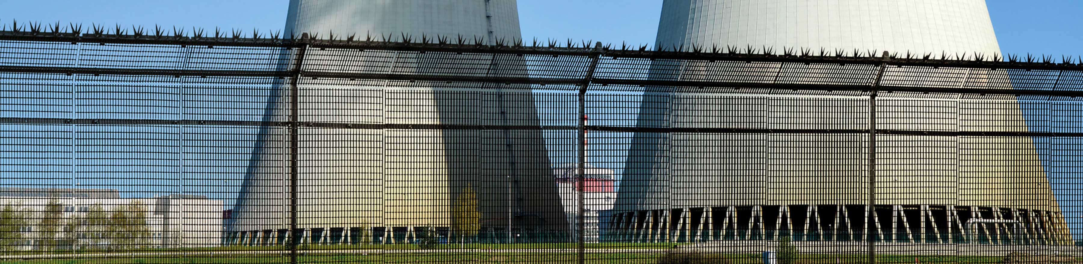 GrateGuard fence protecting water plant